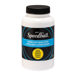 Découvrez le liquide dessin Speedball pour sérigraphie, un fluide qui permet de dessiner directement sur l’écran de sérigraphie 